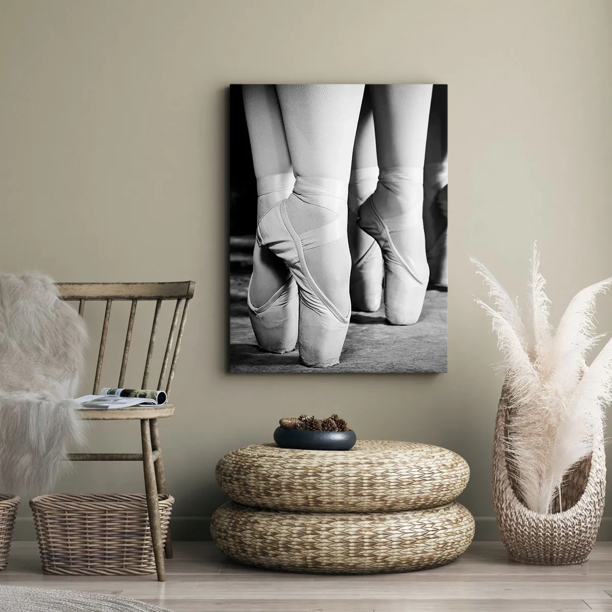 Canvastavla - Bild på duk - Tillsammans, lätt - 70x100 cm