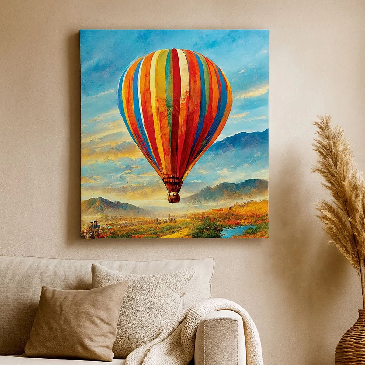 Canvastavla - Bild på duk - I tystnad ser man mer - 30x30 cm