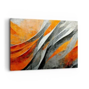 Canvastavla - Bild på duk - Värme och kyla - 120x80 cm