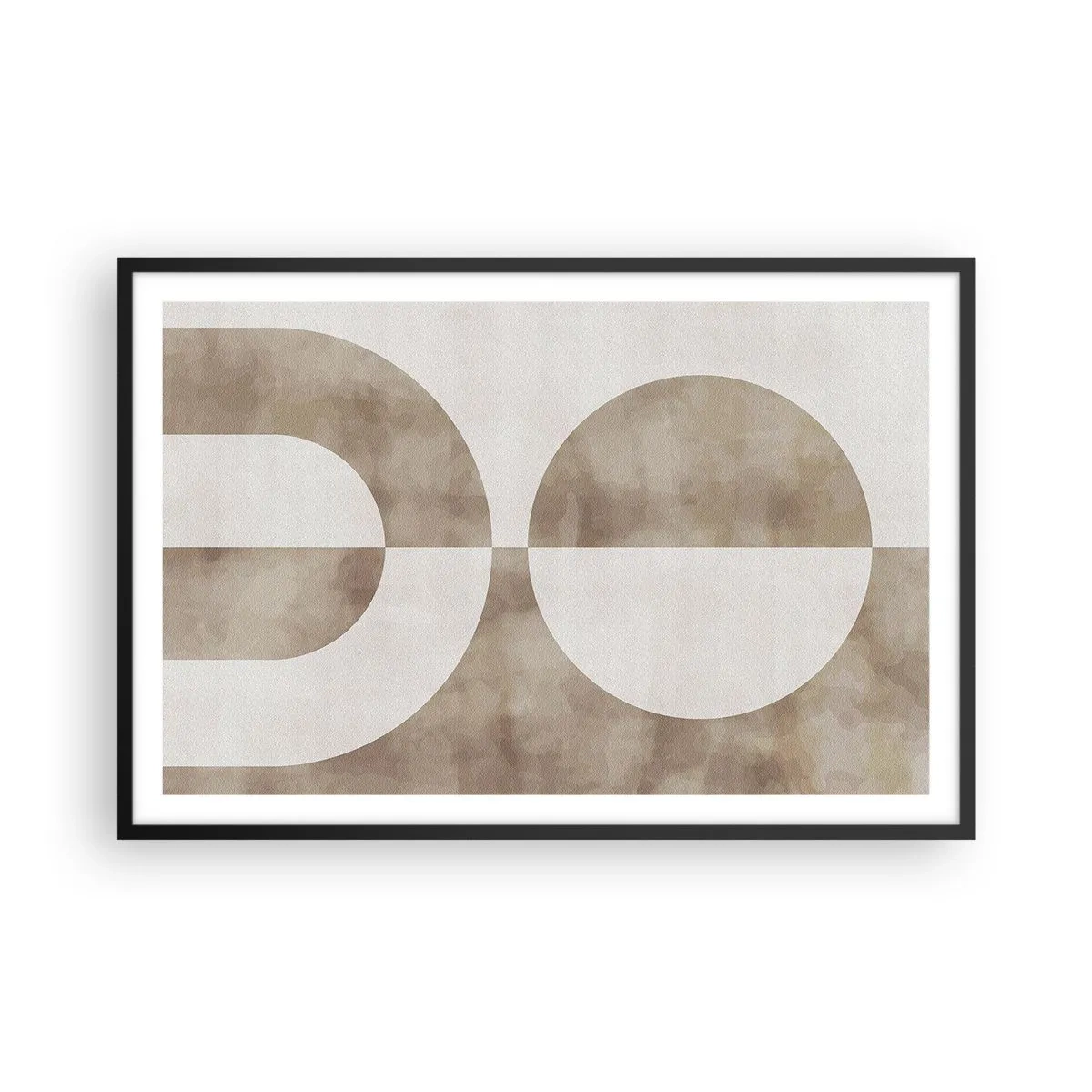 Affisch i svart ram - Likheter och skillnader - 91x61 cm