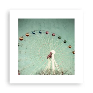 Affisch - Välkommen att ha kul - 30x30 cm