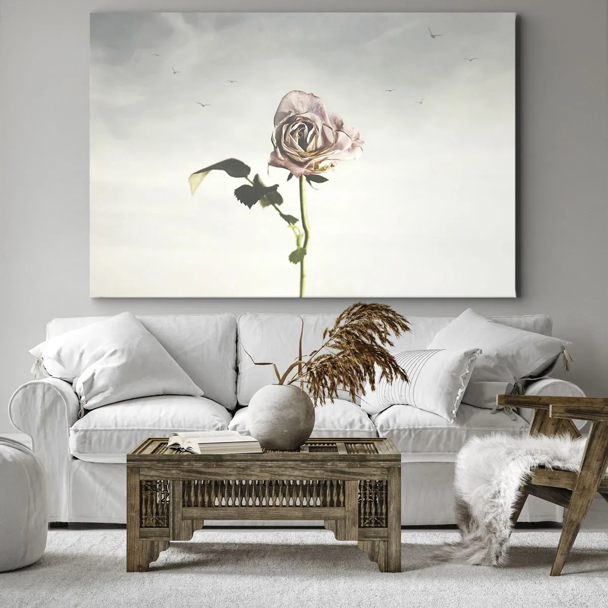 Canvastavla - Bild på duk - Vårens välkomst - 100x70 cm