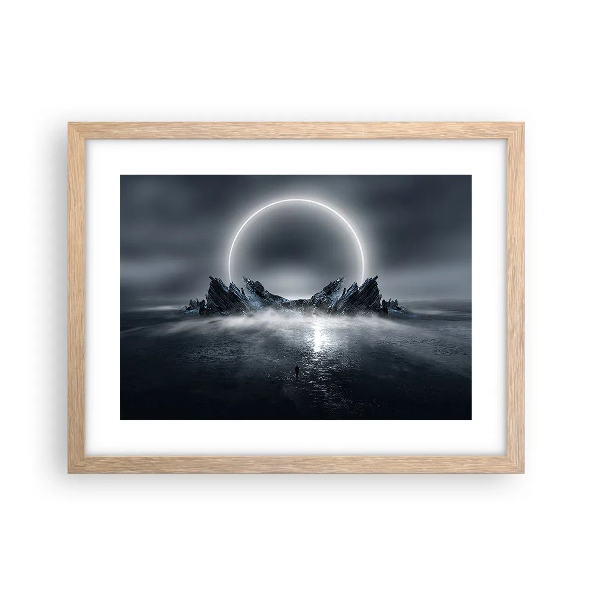 Affisch i ram av ljusek - En berättelses final - 40x30 cm