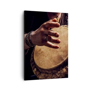 Canvastavla - Bild på duk - I hjärtats takt - 50x70 cm