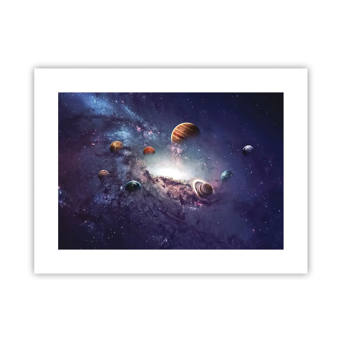 Affisch - Sol- och danssystem - 40x30 cm