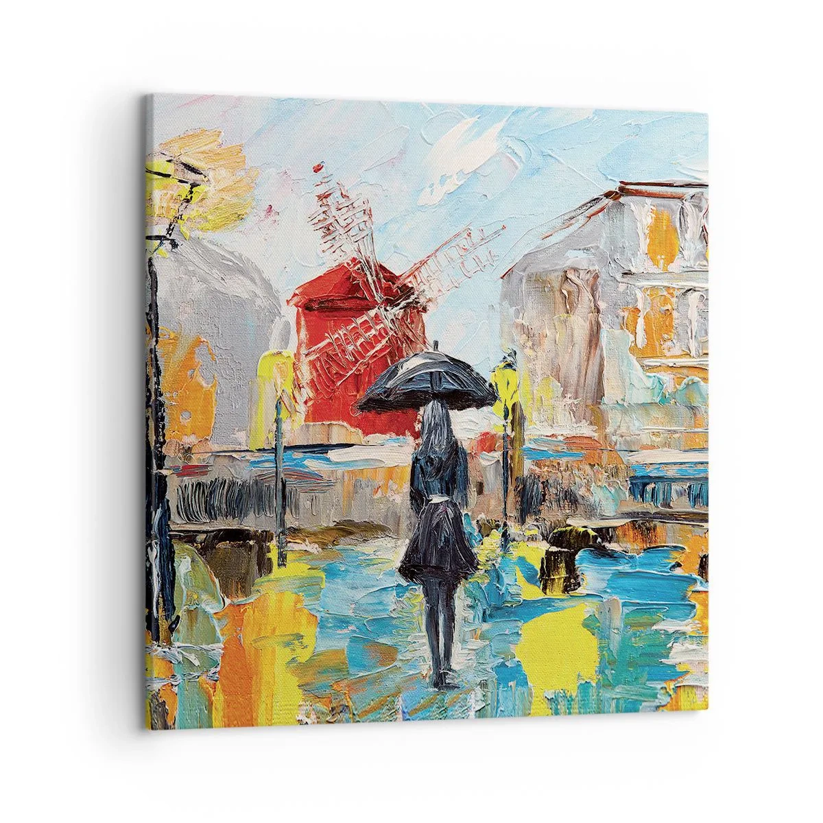 Canvastavla - Bild på duk - Parislegender - 50x50 cm