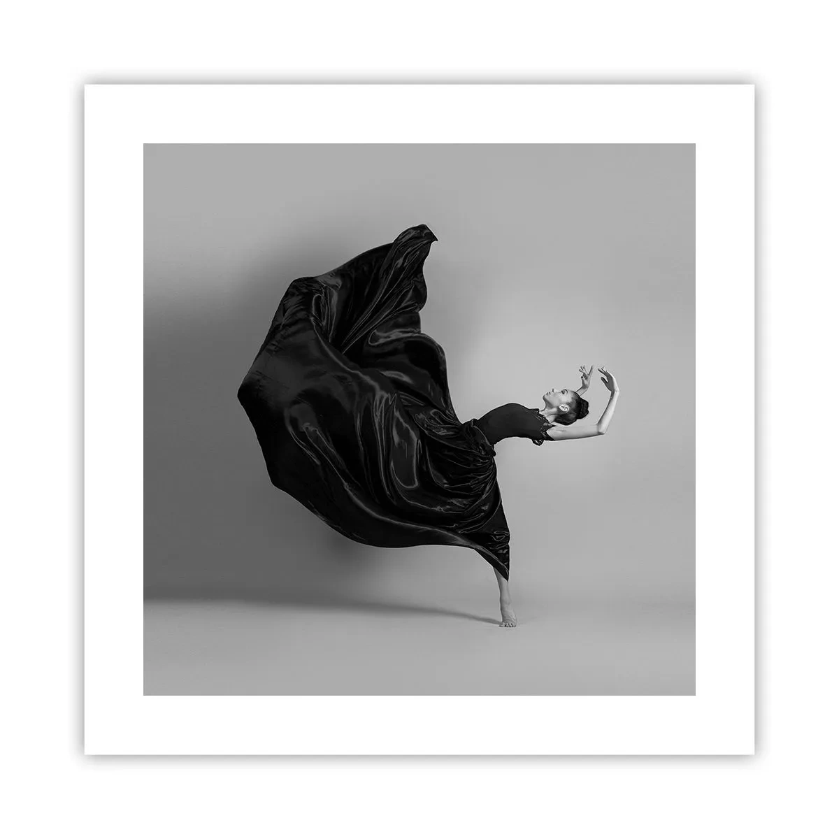 Affisch - Bevingad av musiken - 40x40 cm