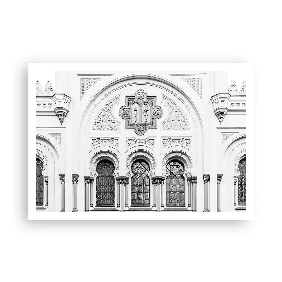 Affisch - På gränsen mellan kulturer - 100x70 cm