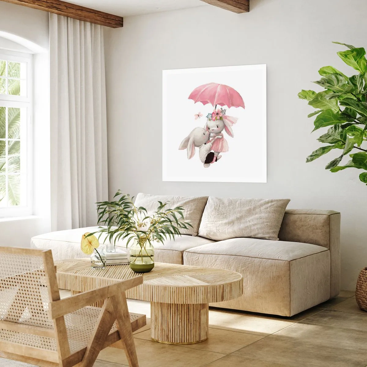 Affisch - Det är just kärlek - 40x40 cm