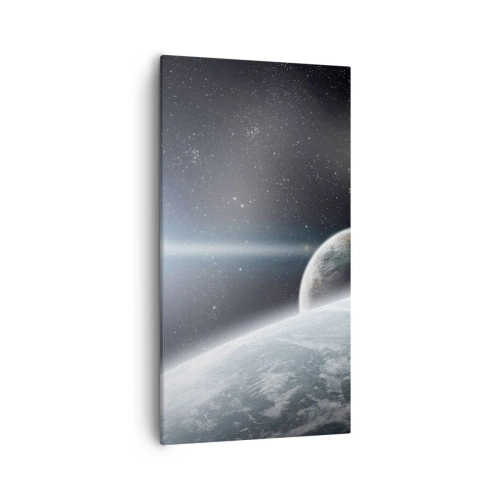 Canvastavla - Bild på duk - Sfärers rymdmusik - 55x100 cm