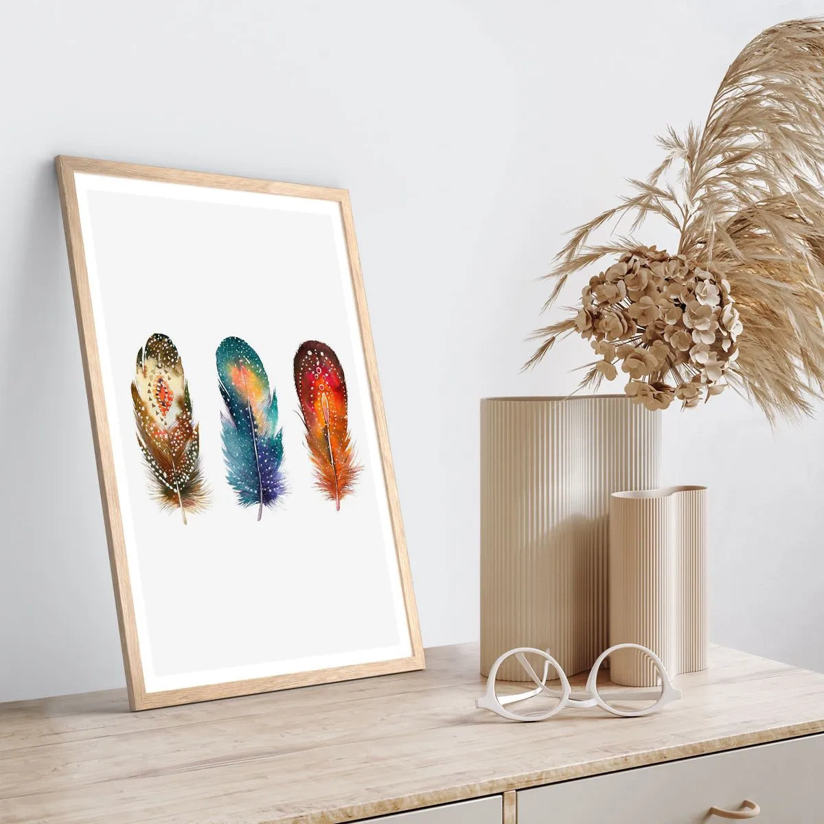 Affisch i ram av ljusek - Ritualer, seder, hemligheter - 61x91 cm