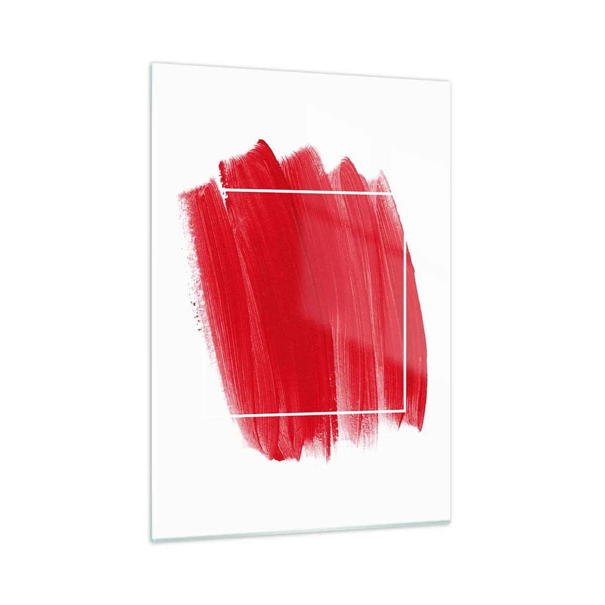 Glastavla - Bild på glas - Utanför ramen - 50x70 cm