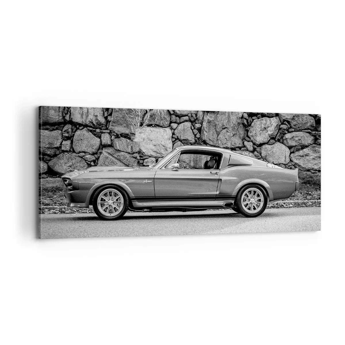 Canvastavla - Bild på duk - Legend från 60-talet - 100x40 cm