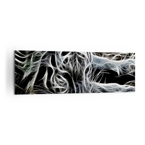 Canvastavla - Bild på duk - En studie om kattens lätthet - 160x50 cm