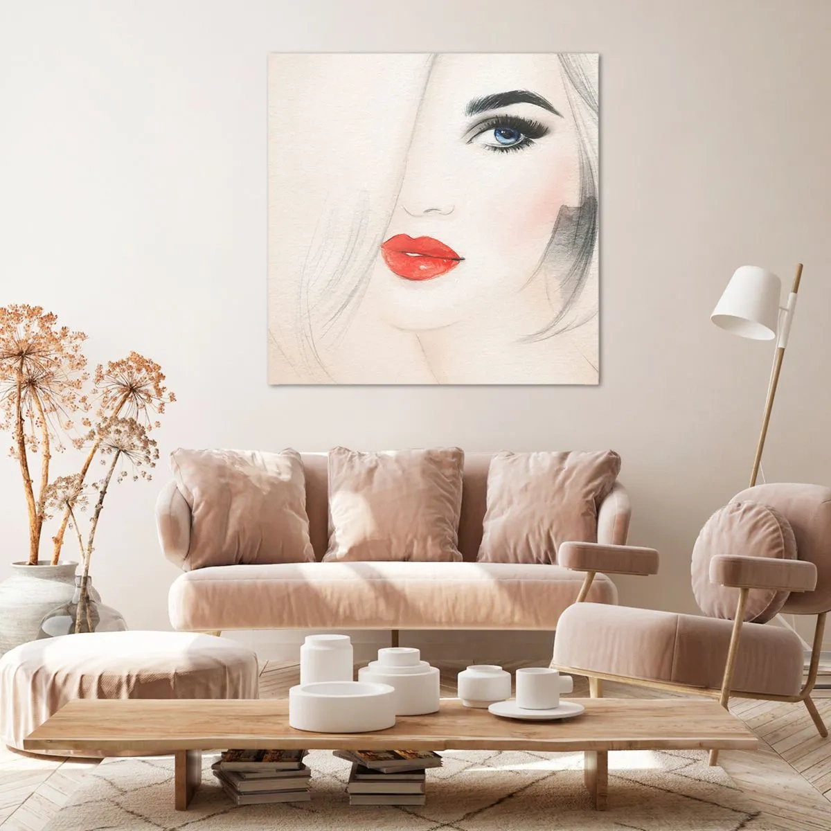 Canvastavla - Bild på duk - Hypnotiserar och bedårar - 60x60 cm