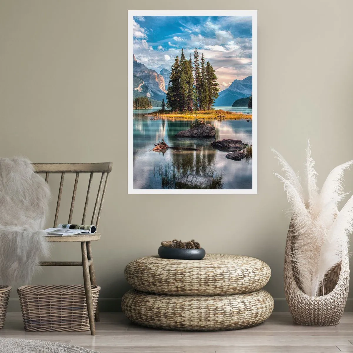 Affisch - Vid stort och rent vatten - 50x70 cm