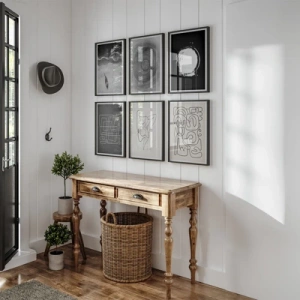 Scandinavian entrance - Inspiration till hallen