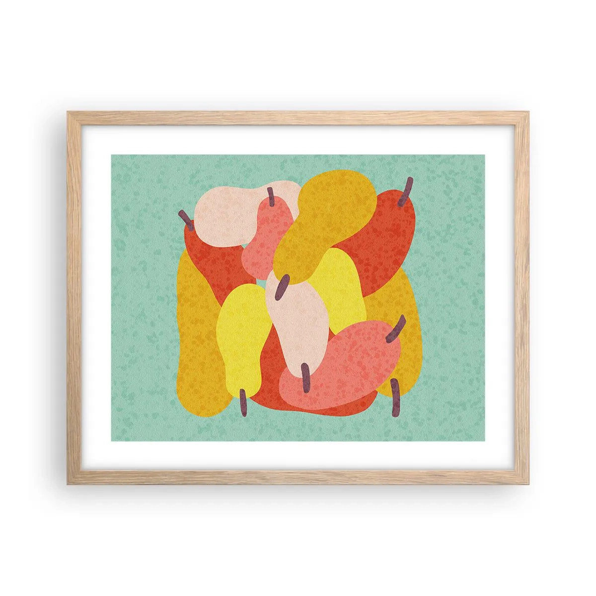 Affisch i ram av ljusek - Smaka på sommarsolen - 50x40 cm