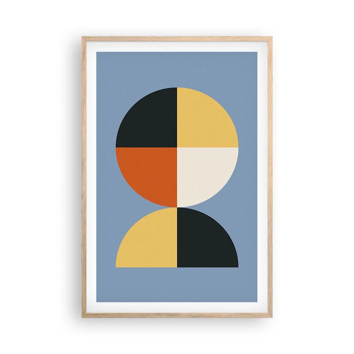 Affisch i ram av ljusek - Titta och räkna - 61x91 cm