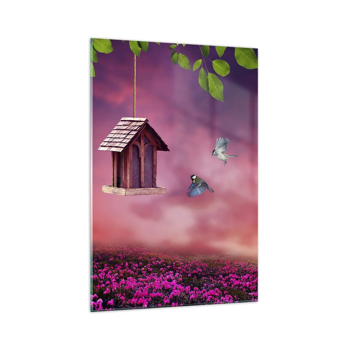 Glastavla - Bild på glas - Inbjudan till middag - 70x100 cm