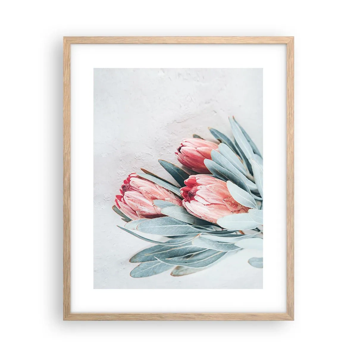 Affisch i ram av ljusek - Generad av sin skönhet - 40x50 cm