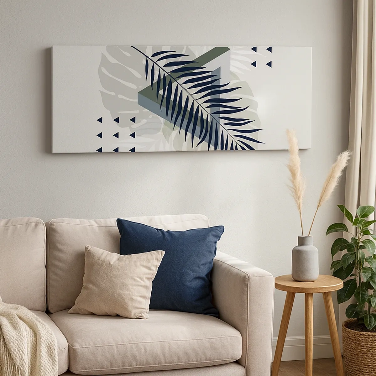 Canvastavla - Bild på duk - Natur och geometri – två ordningar? - 30x30 cm