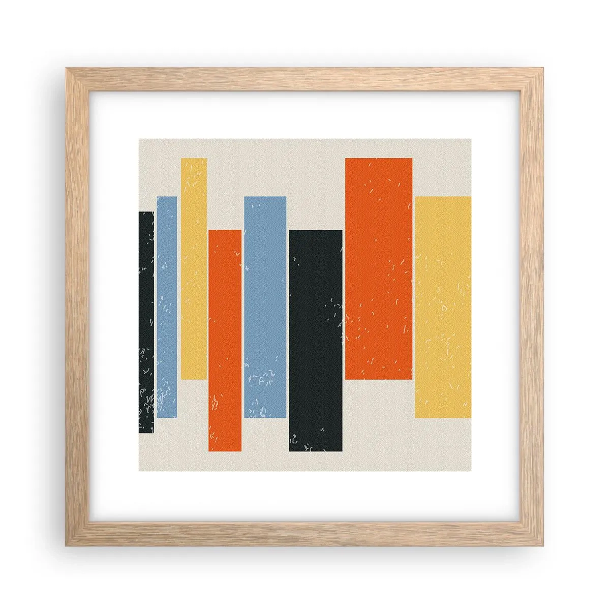 Affisch i ram av ljusek - Inspelning av musik - 30x30 cm