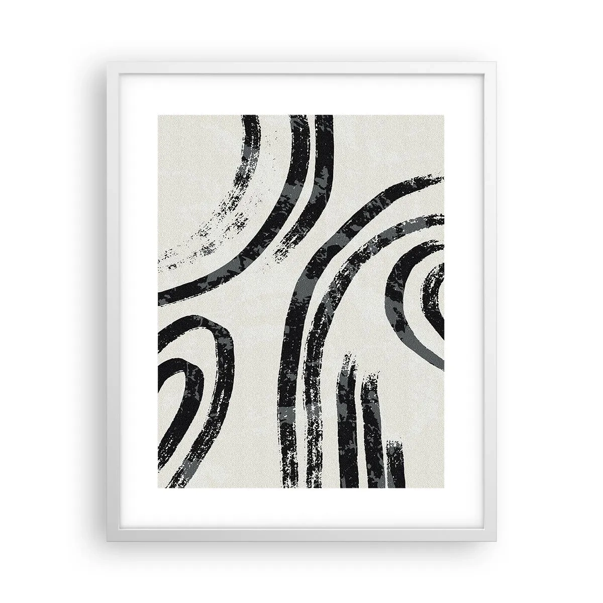 Affisch i vit ram - Halvstoppad - 40x50 cm