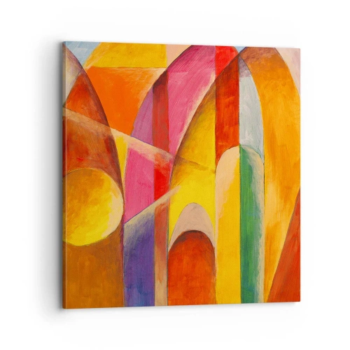 Canvastavla - Bild på duk - Solens domkyrka - 70x70 cm
