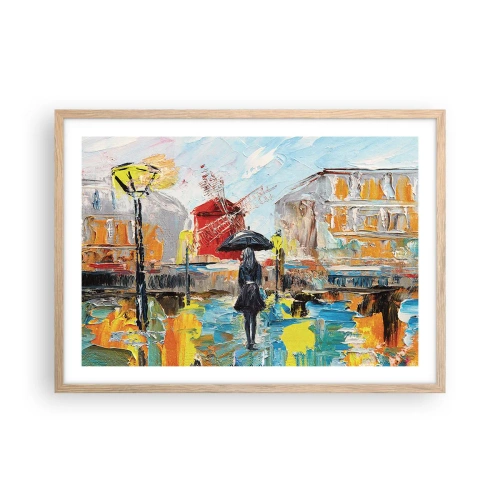 Affisch i ram av ljusek - Parislegender - 70x50 cm