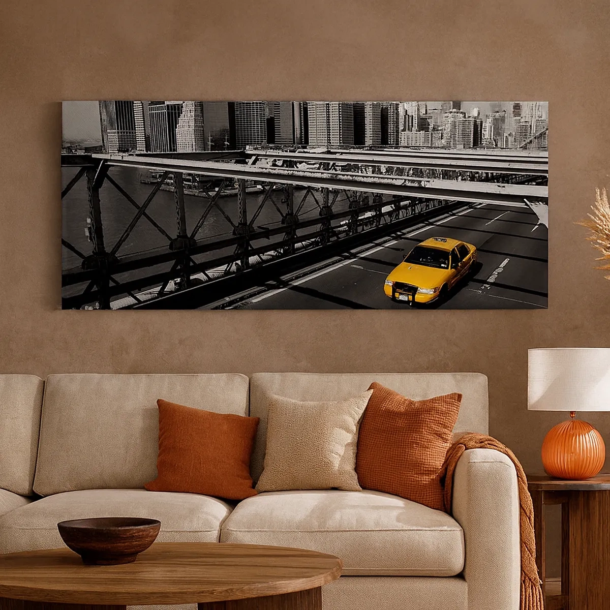 Canvastavla - Bild på duk - Storstadens färg - 30x30 cm