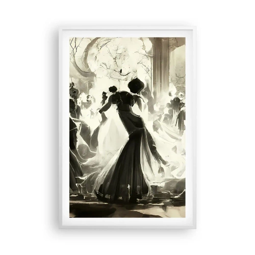 Affisch i vit ram - Stor maskerad - 61x91 cm