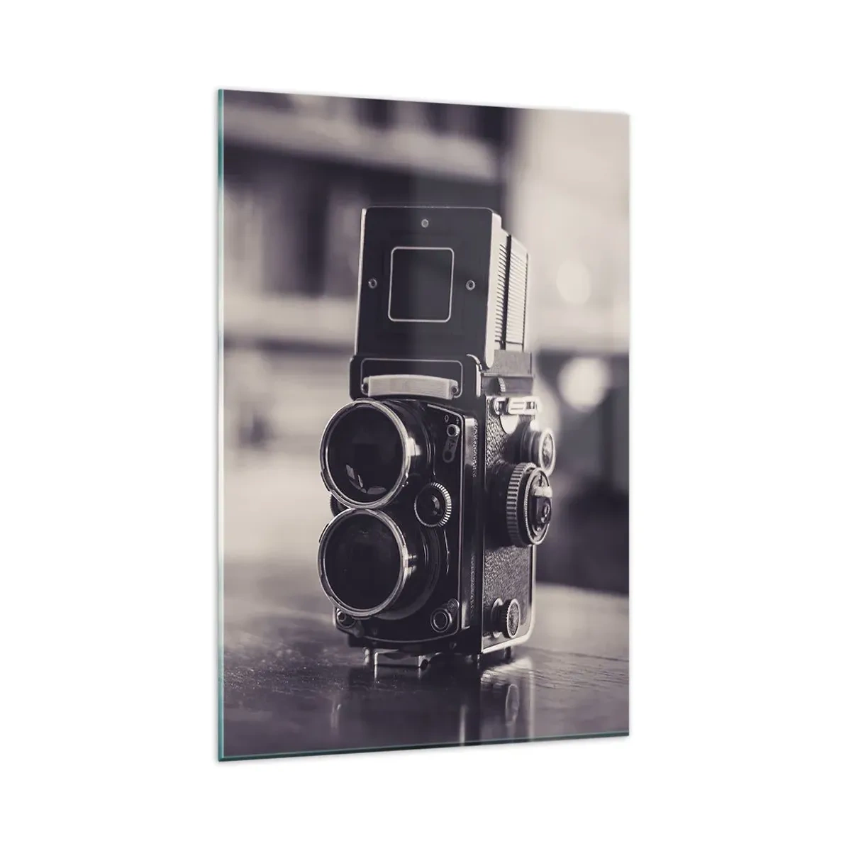 Glastavla - Bild på glas - Ett gammalt fotografis magi - 80x120 cm