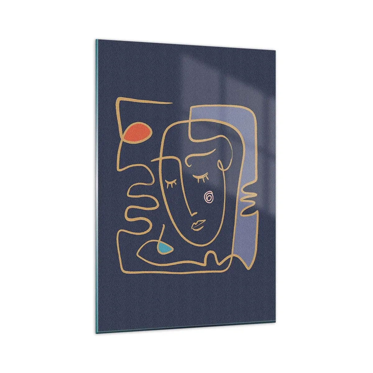 Glastavla - Bild på glas - I drömmarnas värld - 80x120 cm