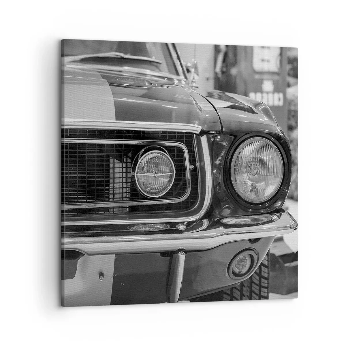 Canvastavla - Bild på duk - Kör hårt - 50x50 cm