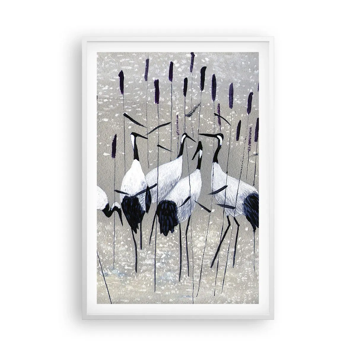 Affisch i vit ram - Bland sina - 61x91 cm