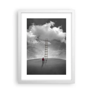 Affisch i vit ram - Allt är möjligt - 30x40 cm