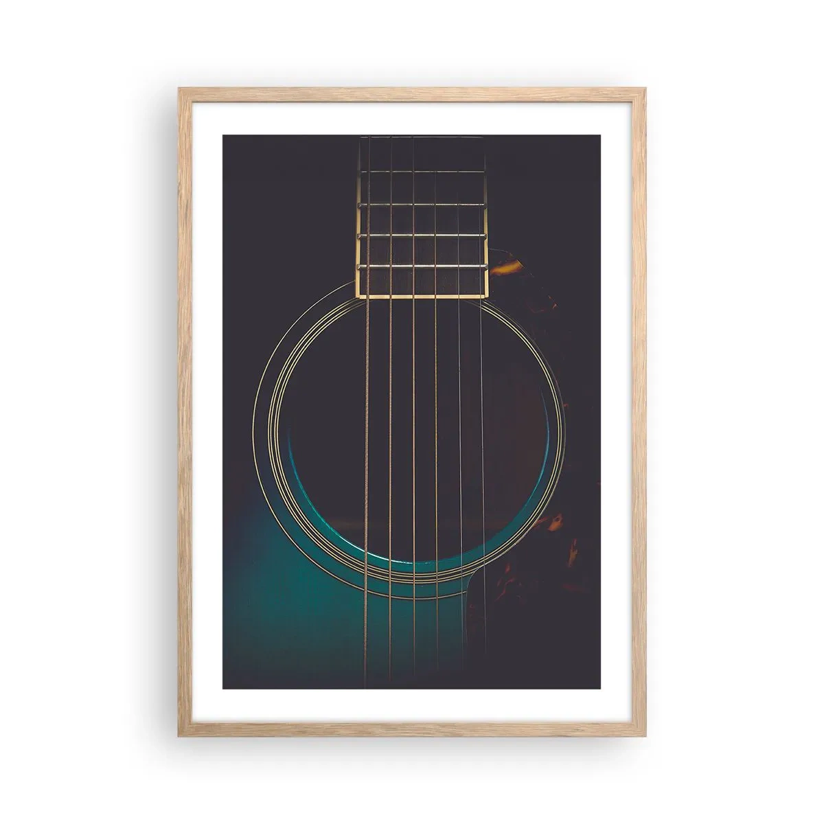 Affisch i ram av ljusek - Ett ögonblick innan det ljuder - 50x70 cm