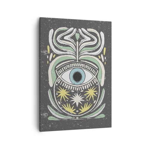 Canvastavla - Bild på duk - Stamritualer - 50x70 cm