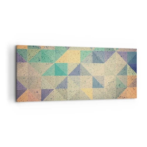 Canvastavla - Bild på duk - Trianglarnas republik - 100x40 cm