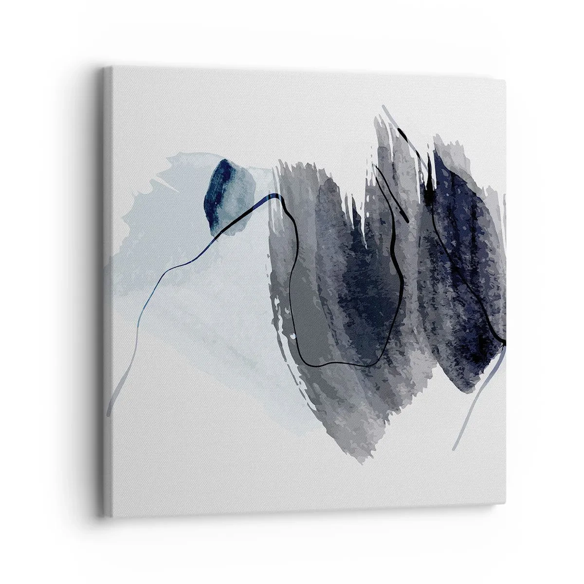 Canvastavla - Bild på duk - Intensitet och rörelse - 30x30 cm