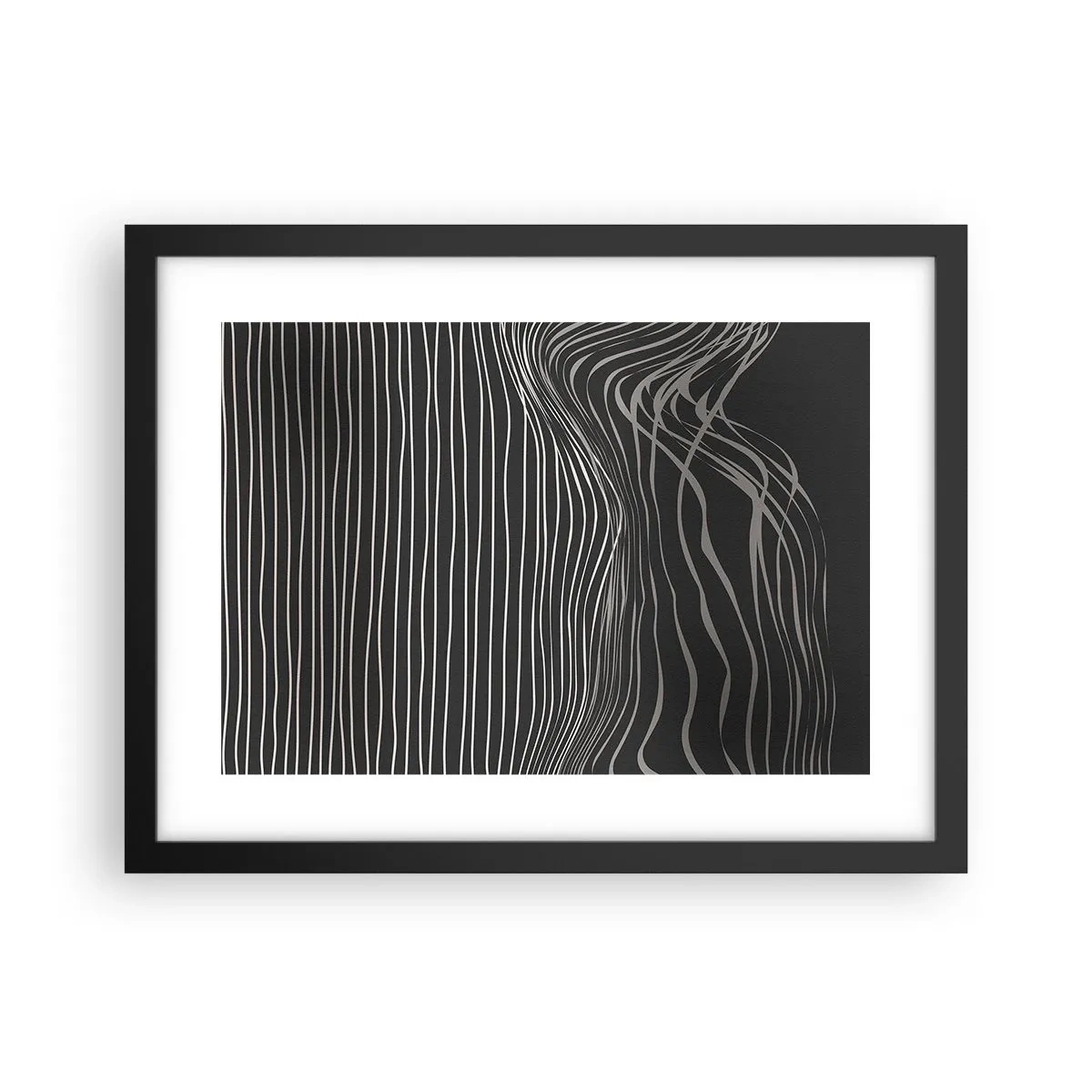 Affisch i svart ram - Rytm och accent - 40x30 cm