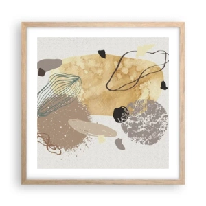 Affisch i ram av ljusek - Olika former - 50x50 cm