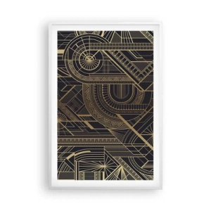 Affisch i vit ram - Koncept, idéer, planer - 61x91 cm