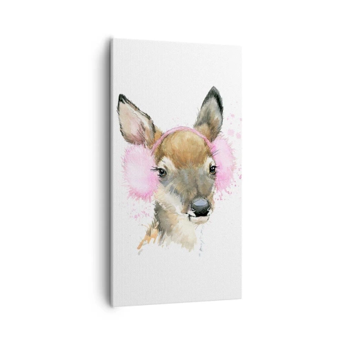 Canvastavla - Bild på duk - Kylan är inte längre skrämmande - 55x100 cm