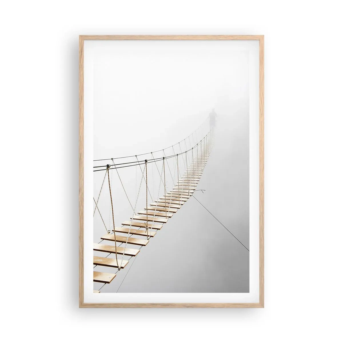 Affisch i ram av ljusek - Vart leder den dig? - 61x91 cm