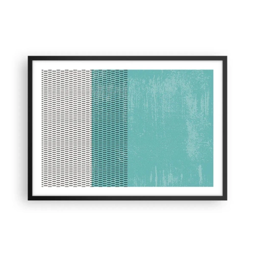 Affisch i svart ram - Balanserad komposition - 70x50 cm
