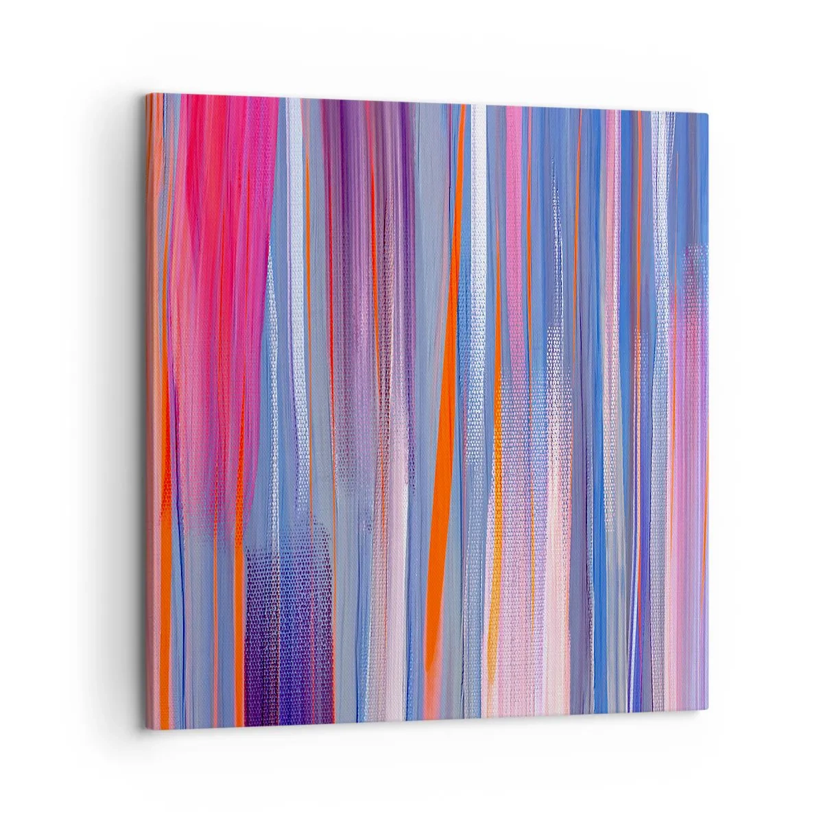 Canvastavla - Bild på duk - Uppstigning i regnbåge - 60x60 cm