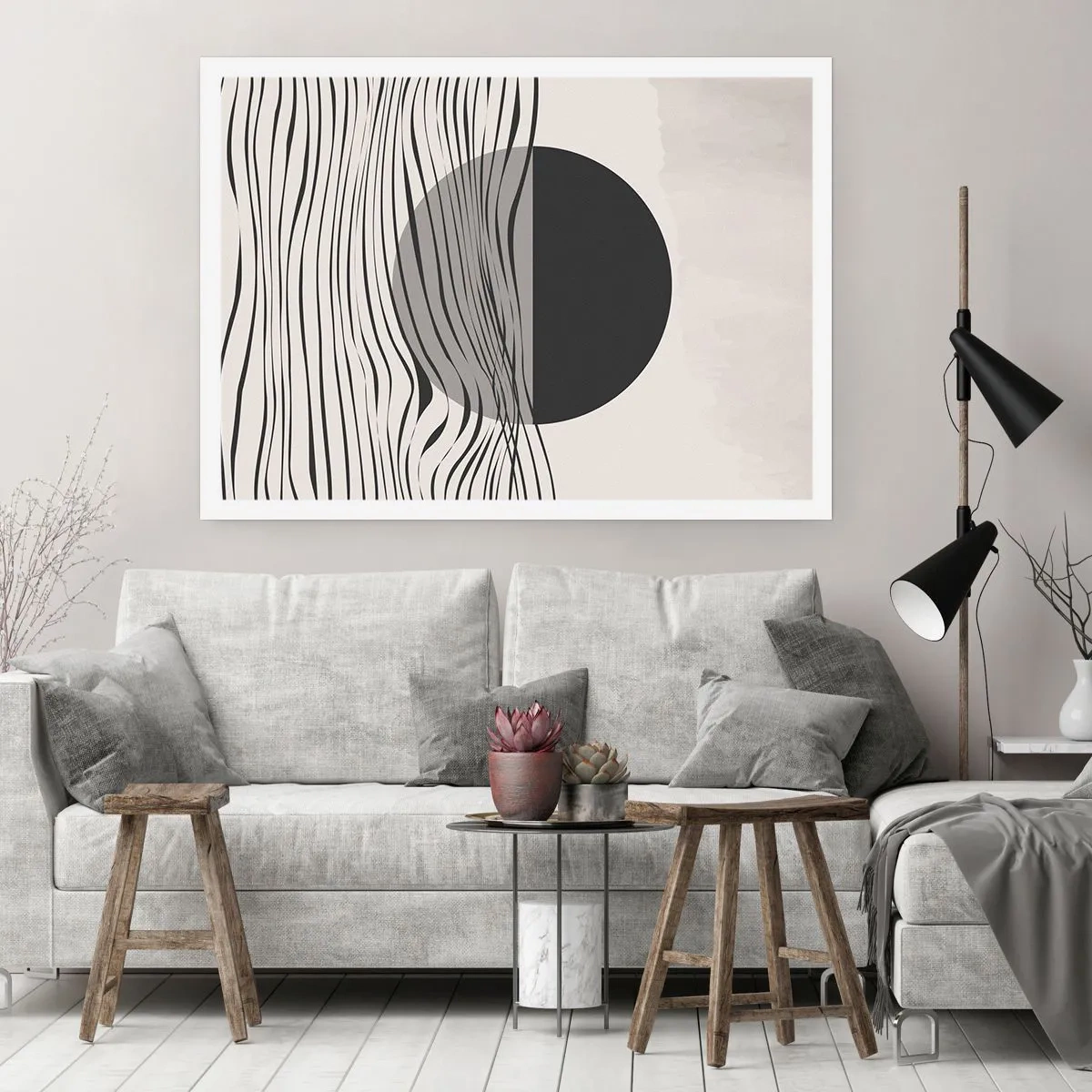 Affisch - Halvdan komposition - 70x50 cm