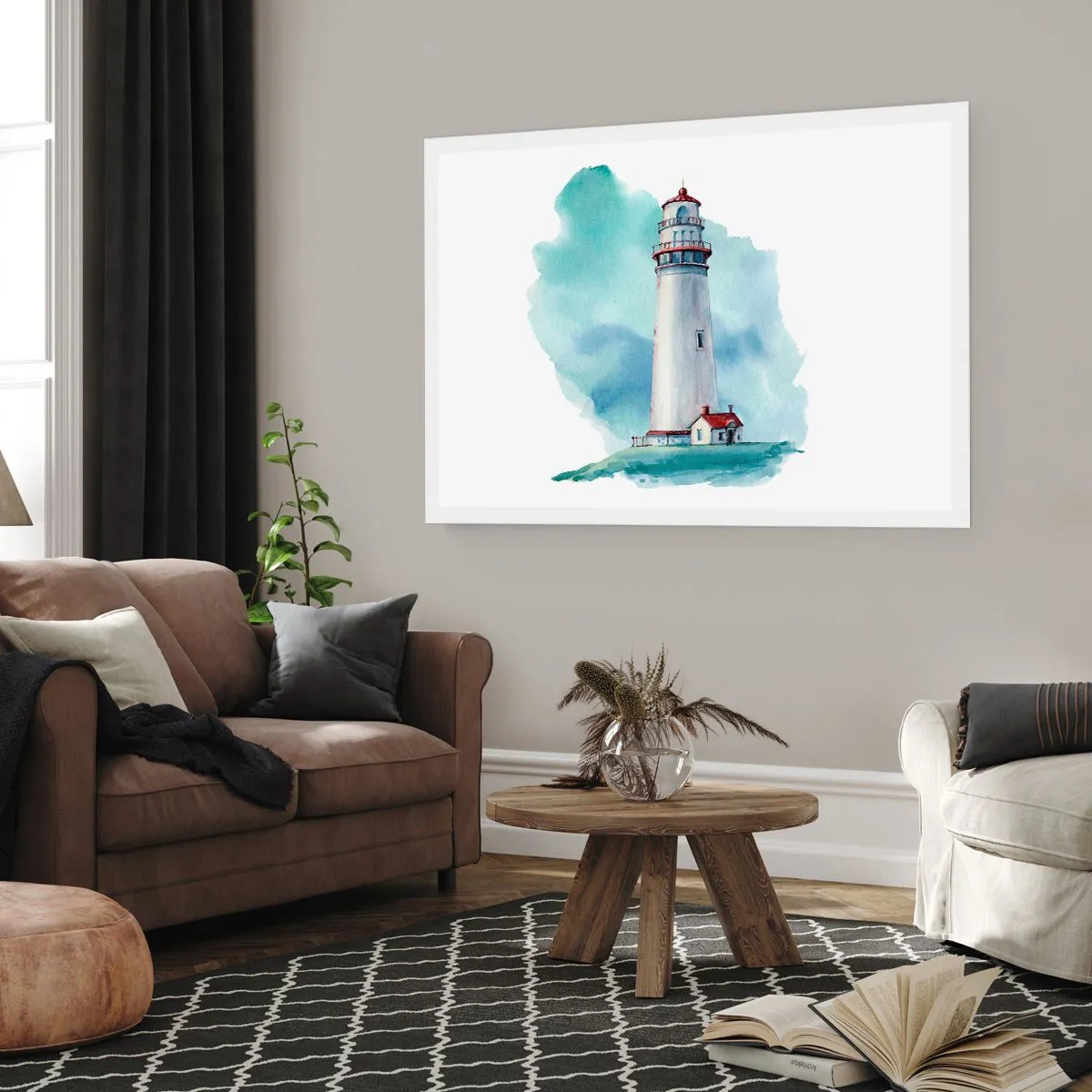 Affisch - Milda syster av det blåa - 70x50 cm